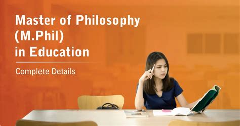 m phil distance education|Master Of Philosophy (M. Phil.) .